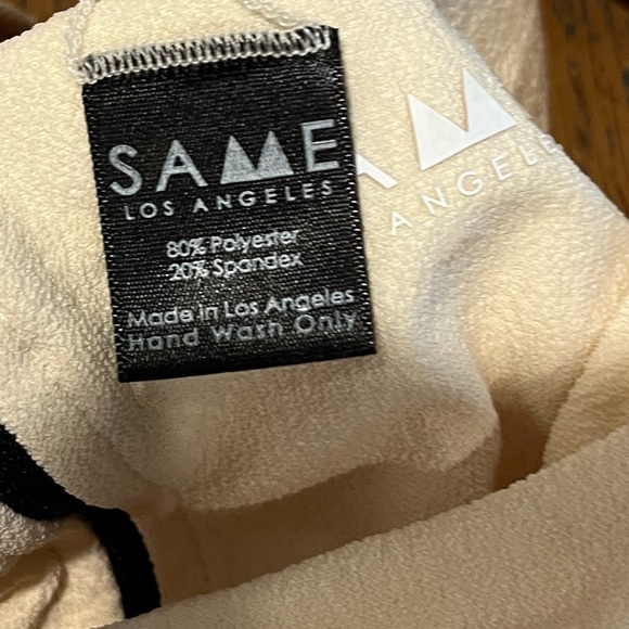 ❣️SAME LOS ANGELES Cream One-Piece Swimsuit - Size XXL - Picture 3 of 11